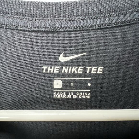 The Nike Tee Long Sleeve T Shirt Mens Size Large Black Cactus Graphic Sleeve Hit - Picture 8 of 12